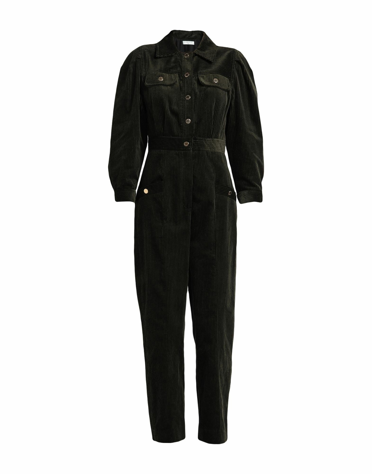 Sandro Womens Jumpsuit Military in Green