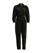 Sandro Womens Jumpsuit Military in Green