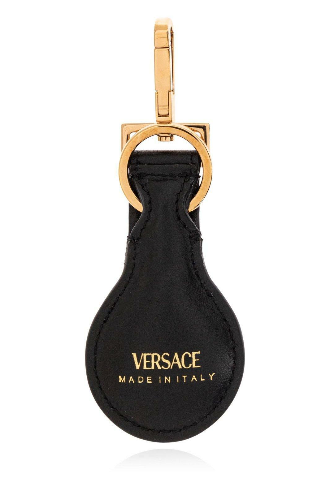 Versace Medusa Plaque Lobster Claw Fastened Keyring