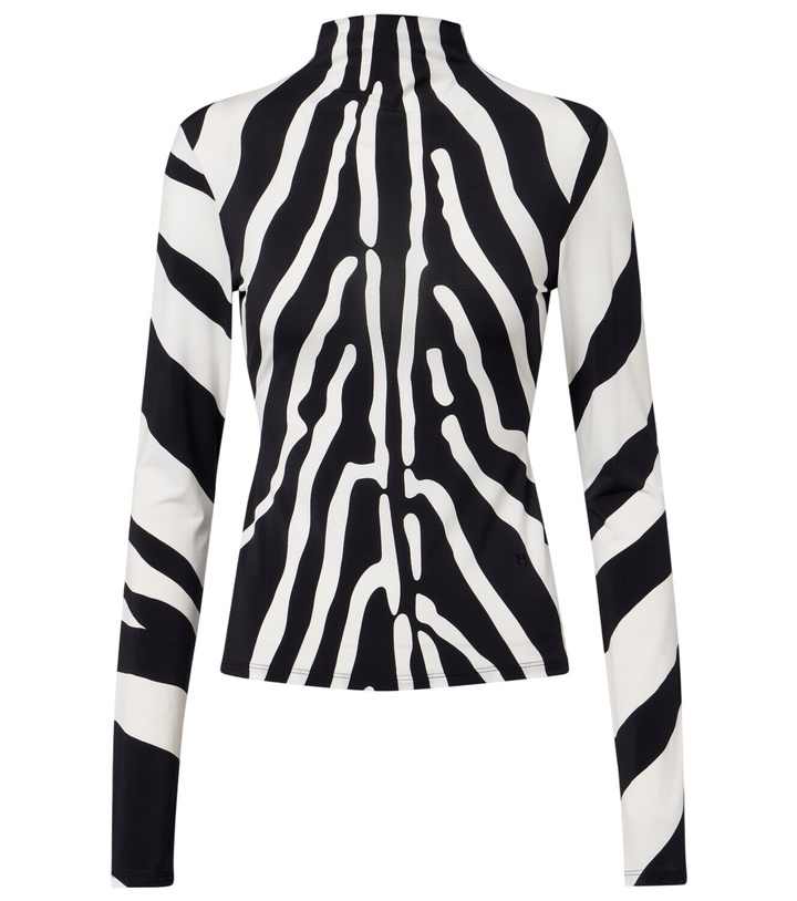 Photo: Ferragamo Zebra-print top