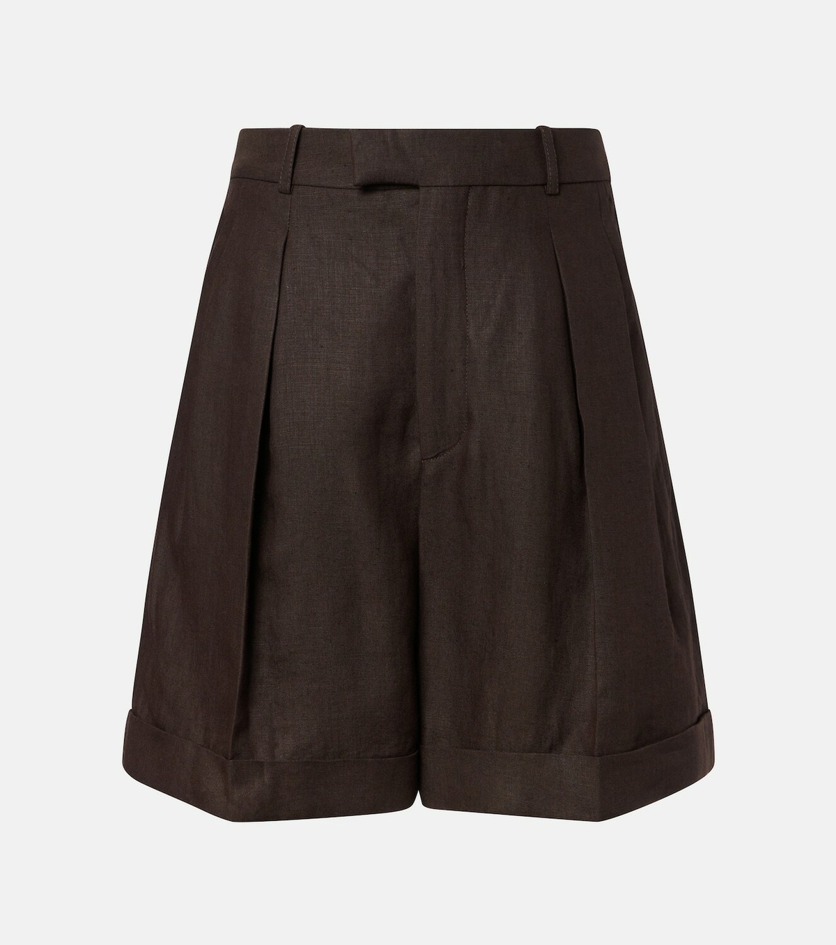 Loro Piana Combray linen Bermuda shorts