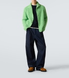 God's True Cashmere Ribbed-knit cashmere bouclé cardigan