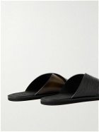 Berluti - Scritto Venezia Leather Sandals - Brown