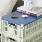 HAY Colour Crate Lid - Large in Dark Blue