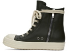 Rick Owens Green High Sneakers