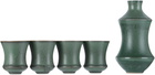 Houseplant Green 'By Seth' Sake Set, 5 pcs