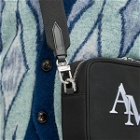 AMIRI Men's Staggered Logo Camera Bag in Black