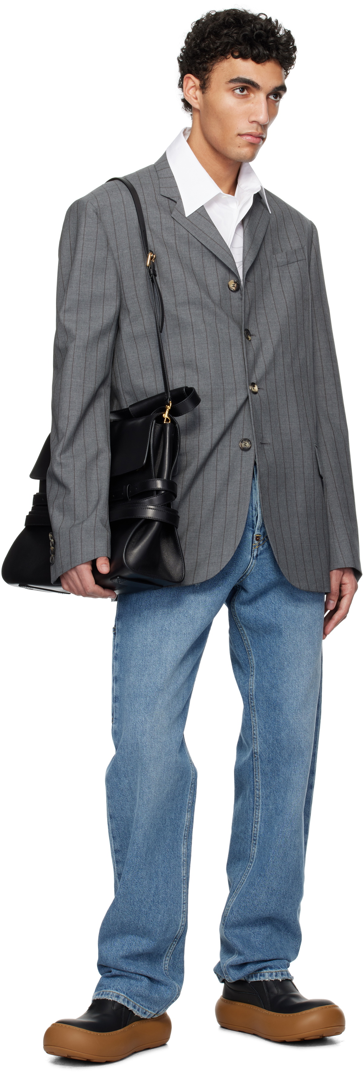 Moschino Black 'Moschino Tie Me' Medium Bag