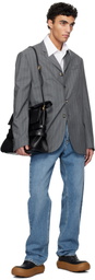 Moschino Black 'Moschino Tie Me' Medium Bag