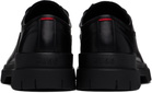 Hugo Black Double Stitching Derbys