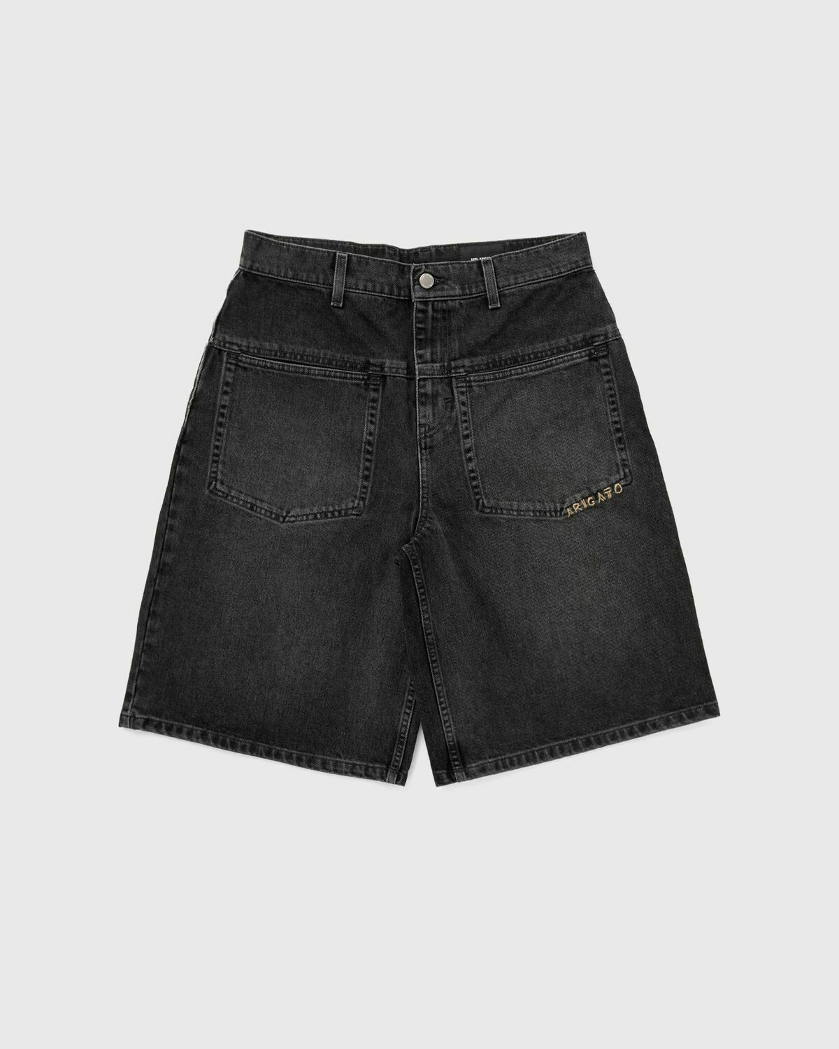 Axel Arigato Invert Denim Shorts Grey Mens Casual Short