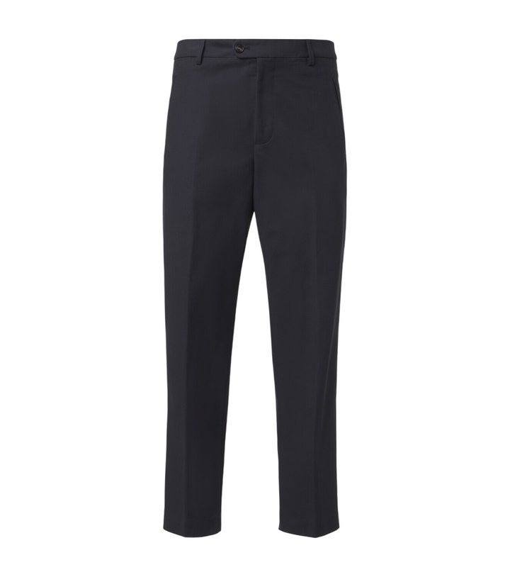 Photo: Umit Benan Matt cotton-blend straight pants