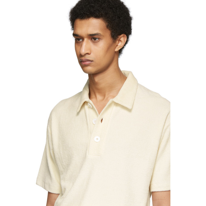 Jil Sanderand Off-White Porcelain Sponge Polo