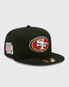 New Era Side Patch 59 Fifty Saf49 E  Blkotc Black - Mens - Caps