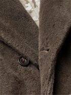 Richard James - Double-Breasted Belted Alpaca Coat - Brown