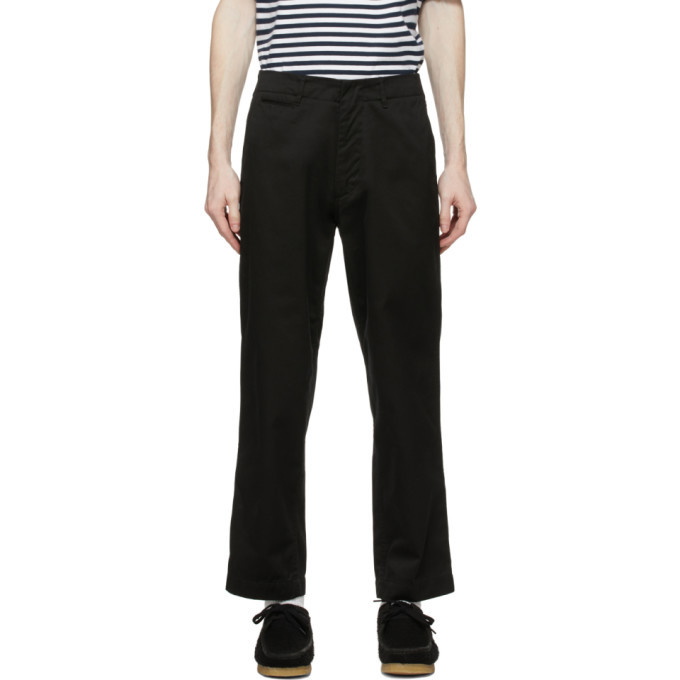 Photo: Nanamica Black Wide Chino Trousers