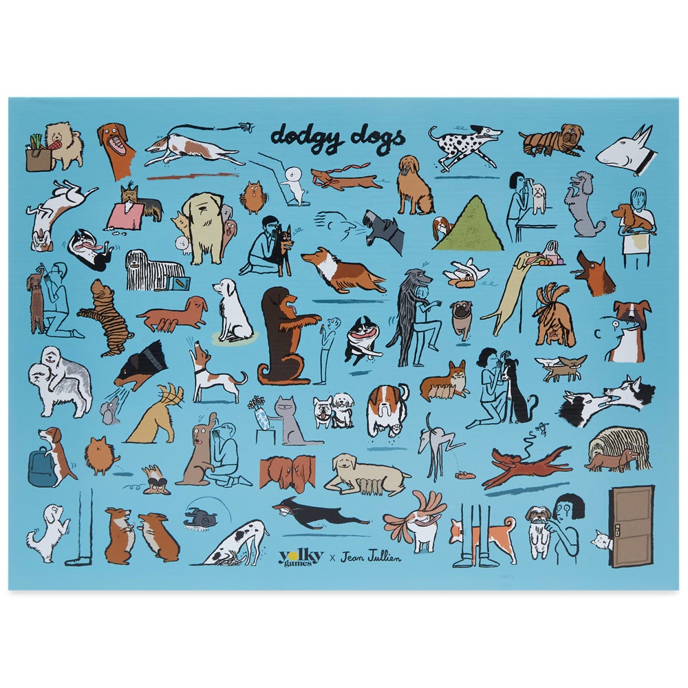 Photo: Yolky Games x Jean Jullien Dodgy Dogs Jigsaw Puzzle