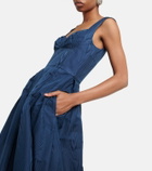 Rebecca Vallance Crêpe midi dress