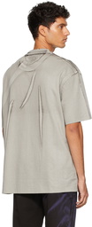 Feng Chen Wang Grey Hand-Painted T-Shirt