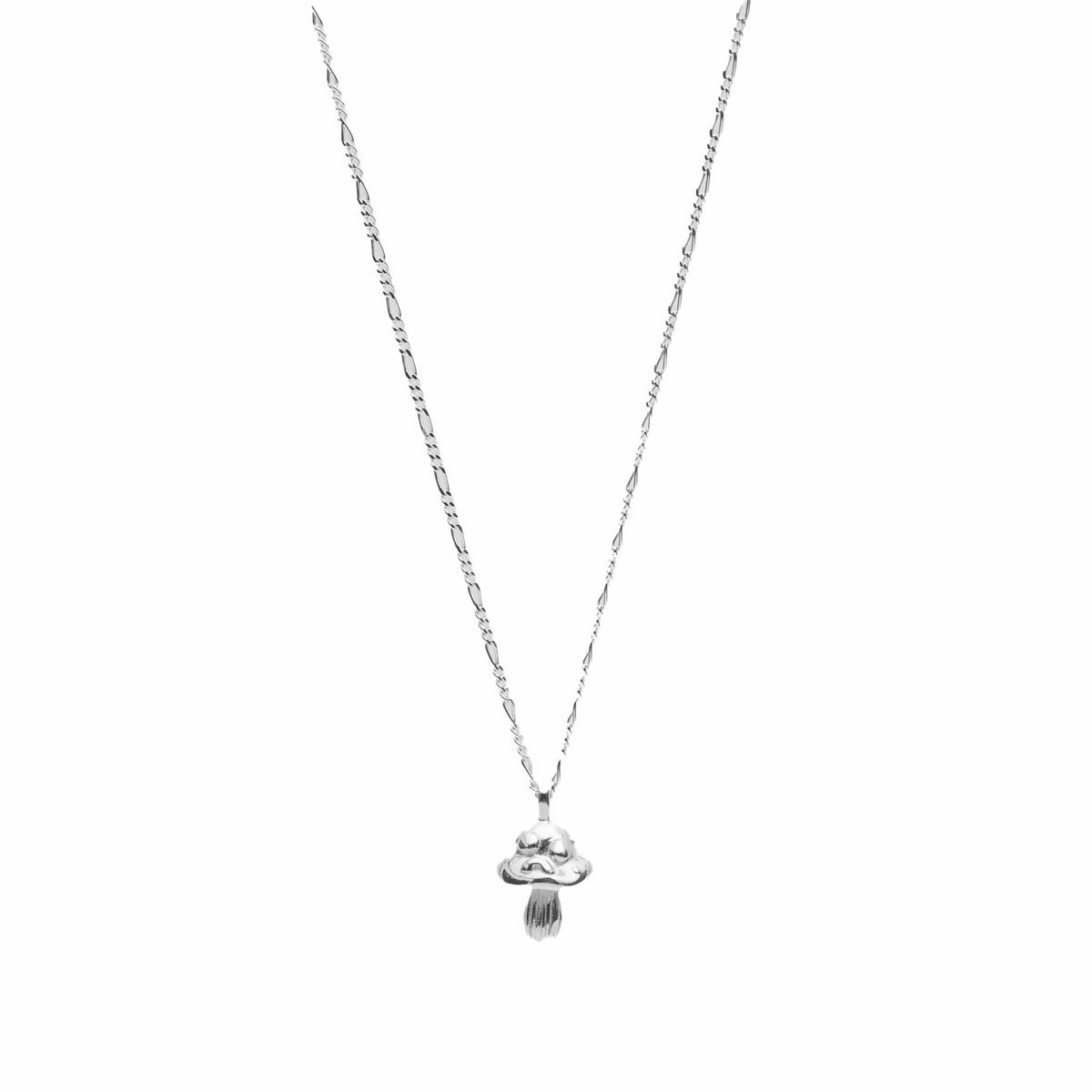 Alec Doherty Portobello Mushroom Pendant Necklace in Silver 