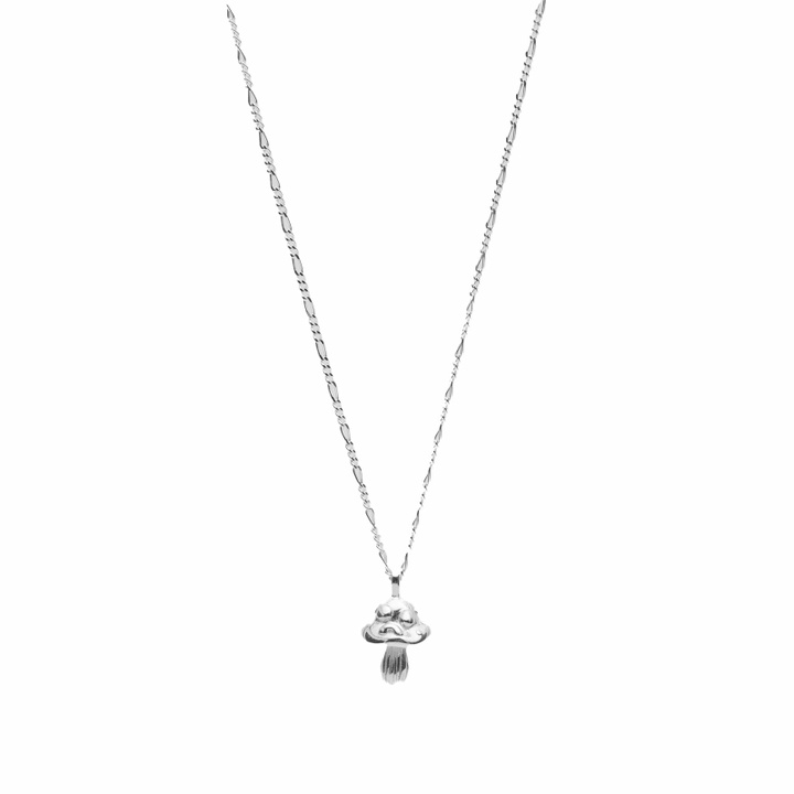 Photo: Alec Doherty Portobello Mushroom Pendant Necklace in Silver 