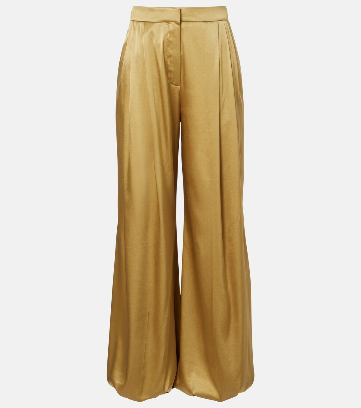 Nina Ricci Silk-blend satin wide-leg pants