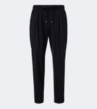 Dolce&Gabbana Pinstripe wool-blend straight pants