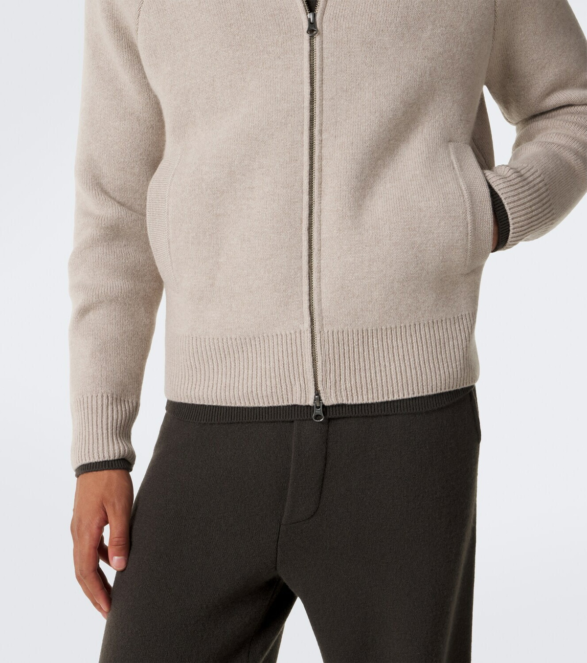 Lisa Yang Fionn cashmere zip-up cardigan