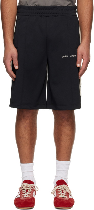 Photo: Palm Angels Black Classic Logo Track Shorts