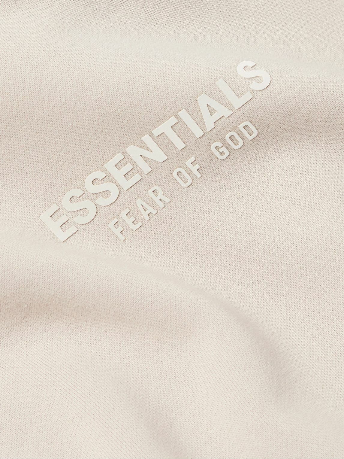 FEAR OF GOD ESSENTIALS Oversized Logo-Appliquéd Cotton-Blend Jersey Hoodie  for Men