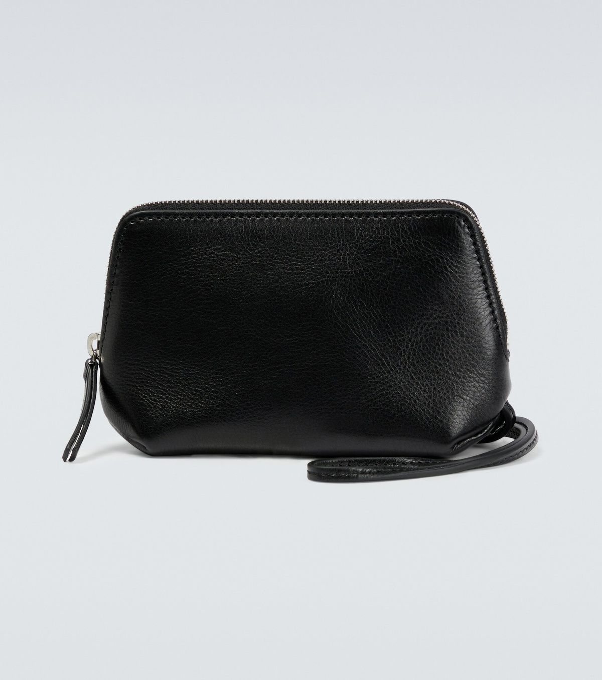バッグ THE ROW Owen Pouch Grain Leather black Owen Pouch Black in Leather – The Row