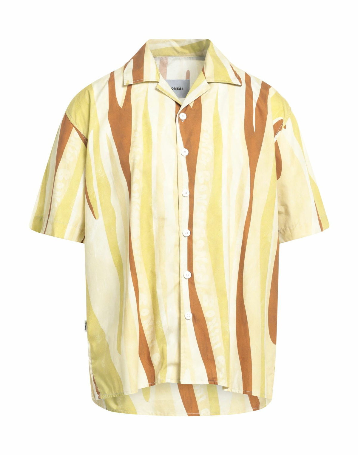 Bonsai Mens Shirt Lime in Green