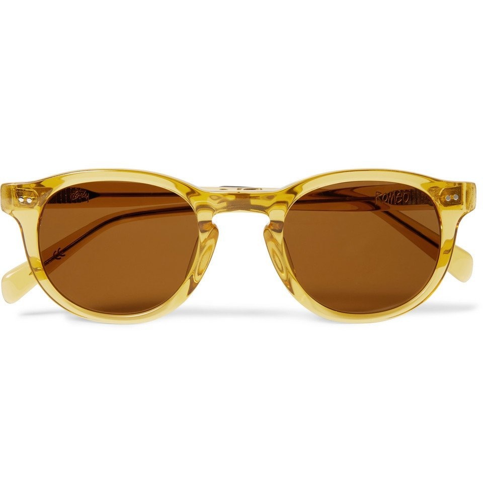 Photo: Stüssy - Romeo Round-Frame Acetate Sunglasses - Saffron