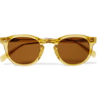 Stüssy - Romeo Round-Frame Acetate Sunglasses - Saffron