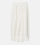 Faithfull Abajo broderie anglaise midi skirt