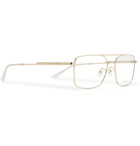 Bottega Veneta - Aviator-Style Gold-Tone Optical Glasses - Gold