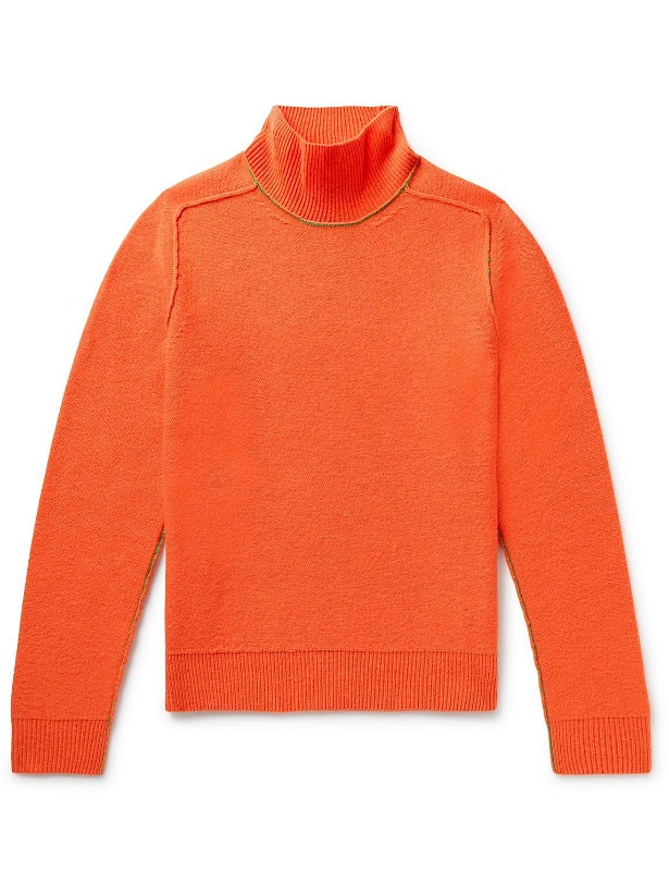 Photo: Bottega Veneta - Wool Rollneck Sweater - Orange