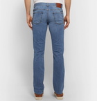 Canali - Slim-Fit Stretch-Denim Jeans - Mid denim