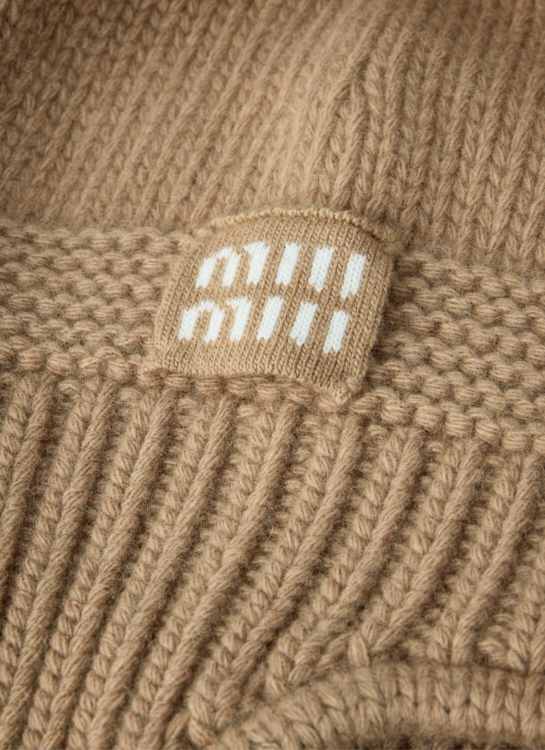 Miu Miu Cashmere Blend Beanie Hat