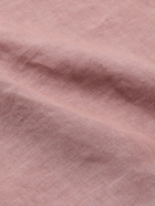 Barena - Gino Linen-Poplin T-Shirt - Pink