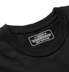 Neighborhood - Logo-Print Cotton-Jersey T-Shirt - Black