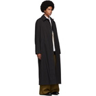 Dries Van Noten Black Rubar Long Coat