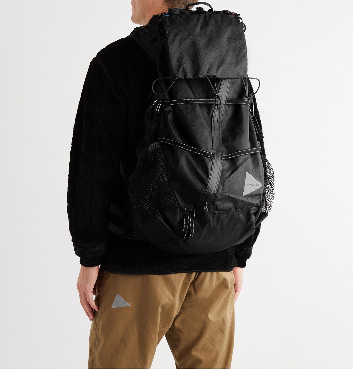 And Wander CORDURA Trimmed X Pac Backpack Black and Wander