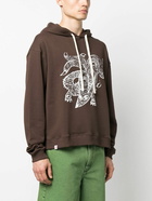 CHARLES JEFFREY LOVERBOY - Printed Cotton Hoodie