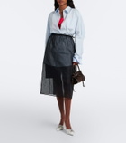 Prada Prada Bonnie Small corduroy top-handle bag