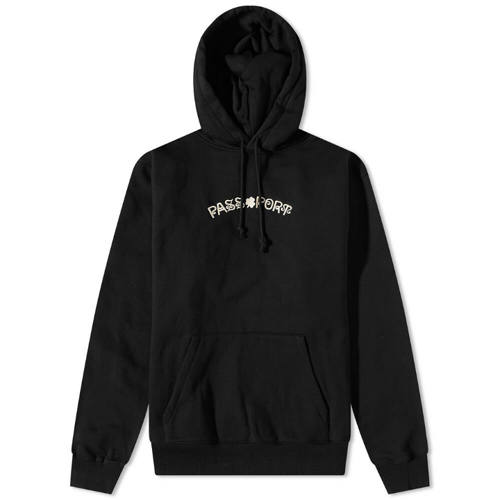 Photo: Pass~Port Men's Sham Embroidery Hoody in Black