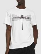 ALEXANDER MCQUEEN - Dragonfly Printed Cotton T-shirt