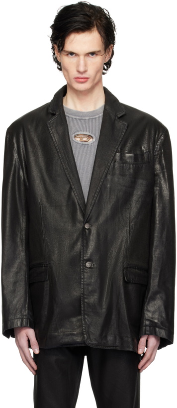 Photo: Diesel Black D-Bla Denim Blazer
