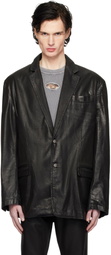 Diesel Black D-Bla Denim Blazer