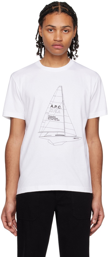 Photo: A.P.C. White Jeannot T-Shirt